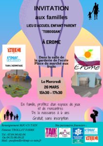LIEU D’ACCEUIL ENFANT PARENT « TOBOGGAN »