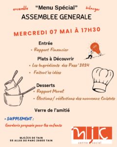 Assemblée Générale de la MJC CS Tain