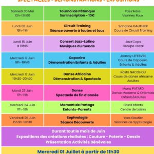 MJC EN FETE – JUIN 2026